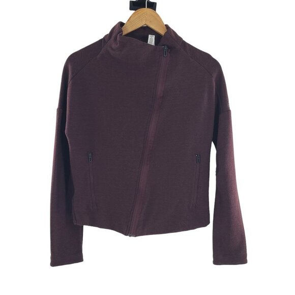 Adidas Here to‎ Create Heartracer Jacket Night Red / Black Womens Small CZ8999 - Picture 2 of 8